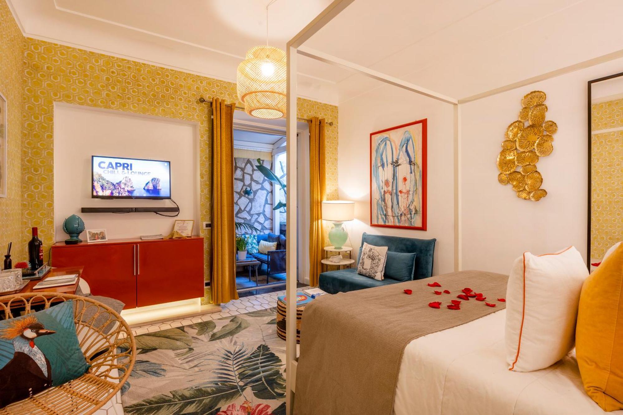 Suite Apartment Capri Con Jacuzzi In Piazzetta Luaran gambar
